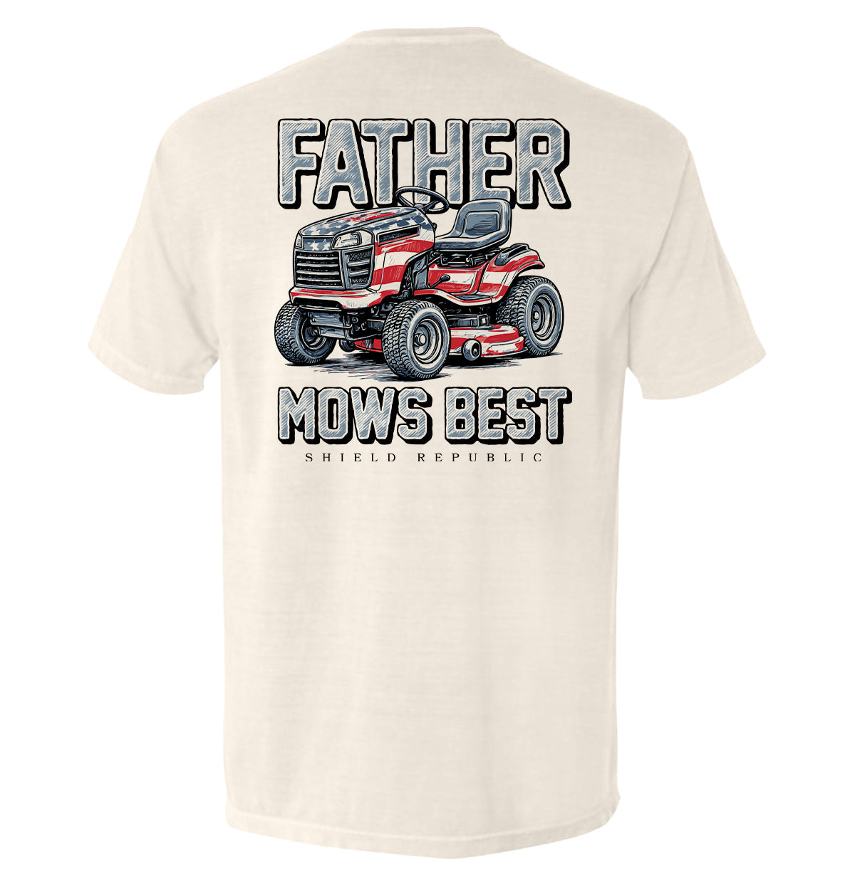 Father Mows Best Stars and Stripes - Pretty Petty Co
