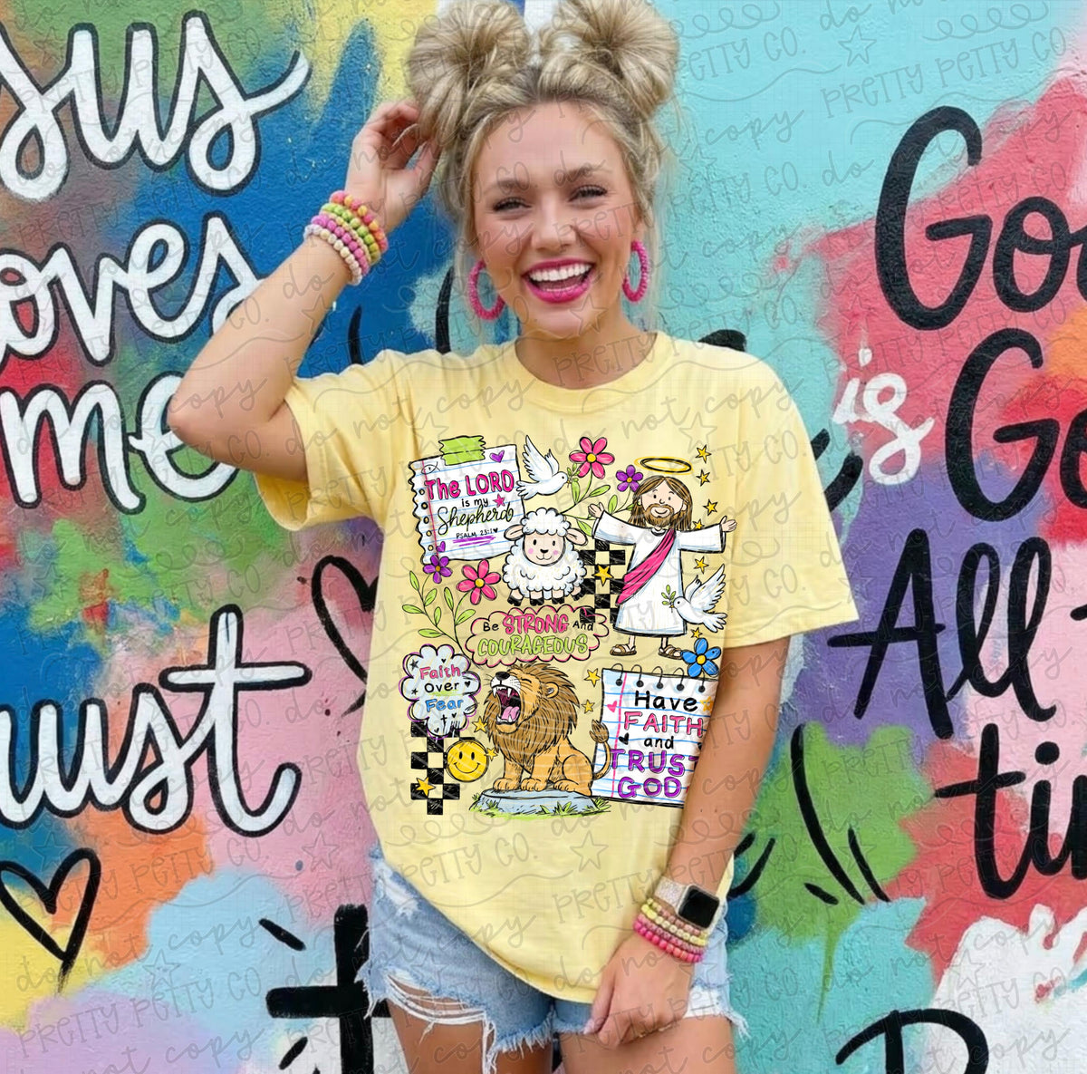 Faith Doodles Christian Graphic Tees | Inspirational Religious Shirts