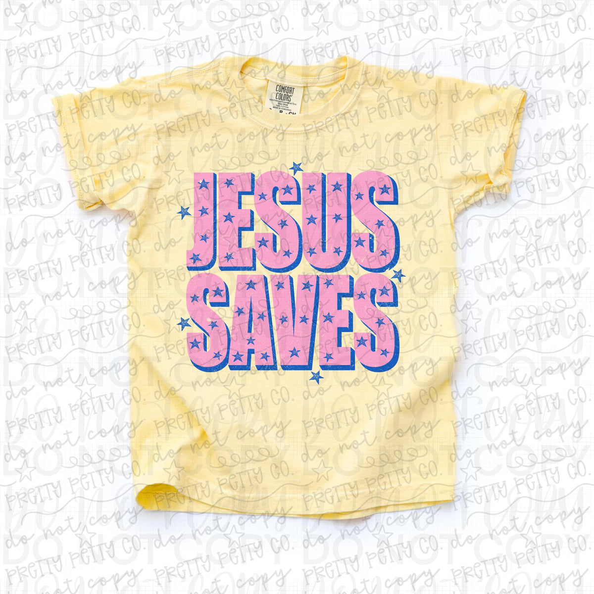 Jesus Saves Inspirational Christian Graphic Shirt