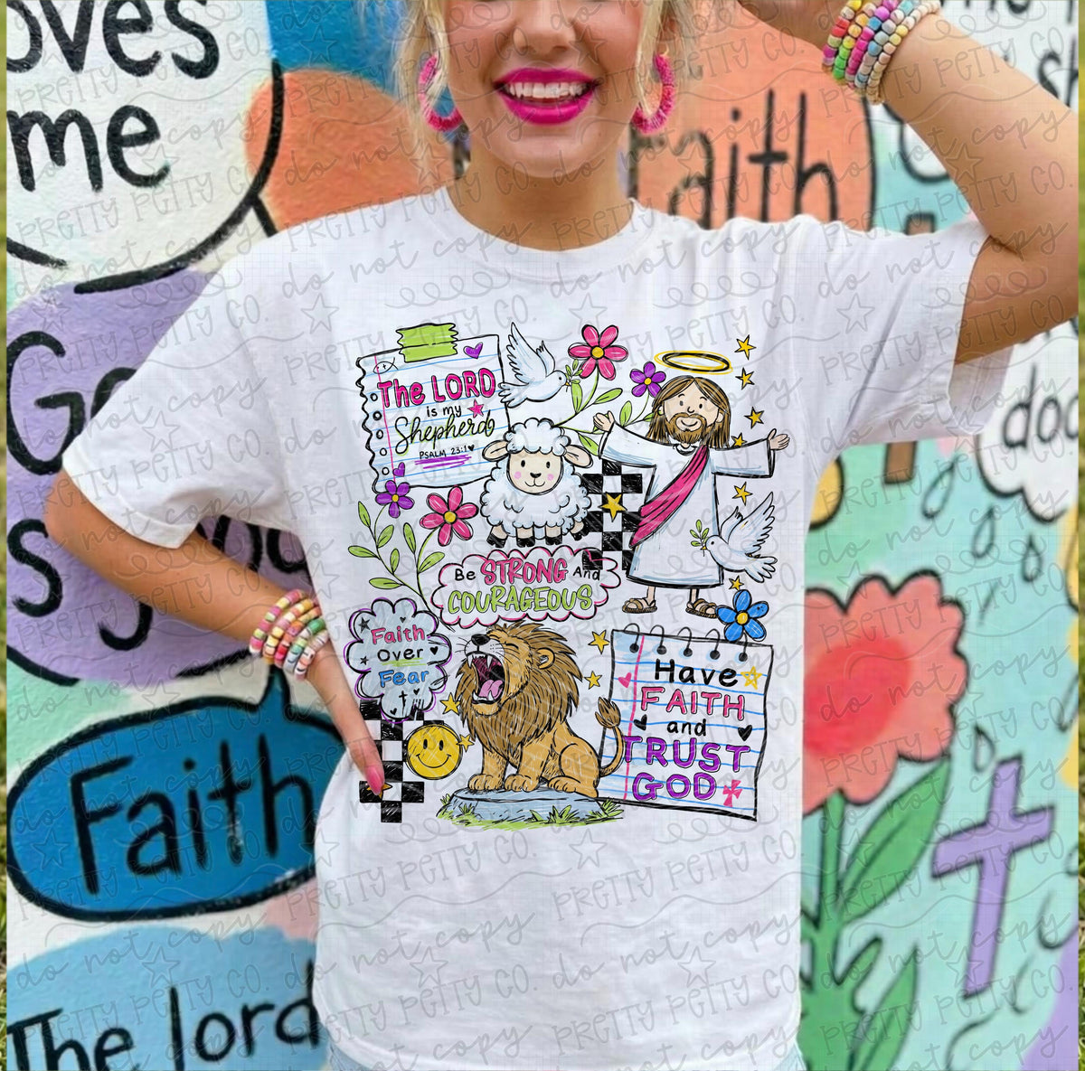 Faith Doodles Christian Graphic Tees | Inspirational Religious Shirts