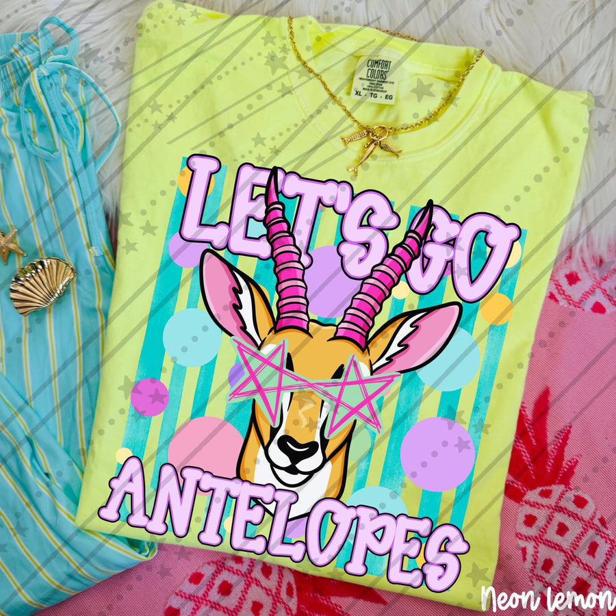 Let's Go Spirit Tee | School Spirit Shirt | Game Day Apparel | Football Season Graphic Tee | Pep Rally Shirt