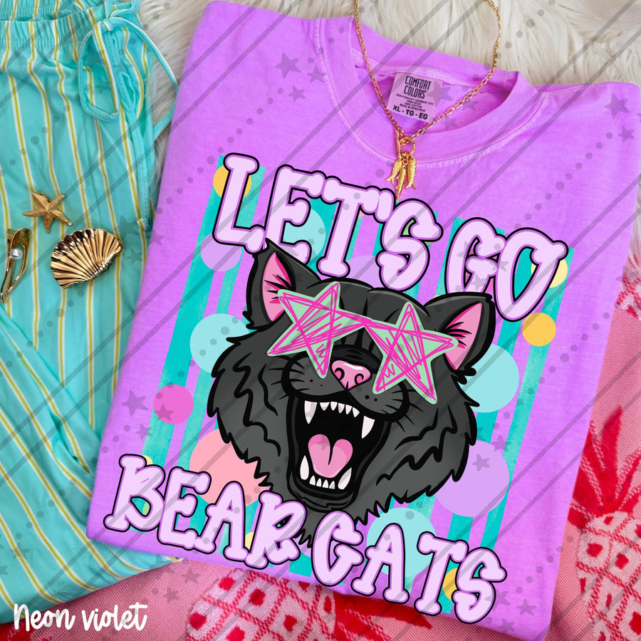 Let's Go Spirit Tee | School Spirit Shirt | Game Day Apparel | Football Season Graphic Tee | Pep Rally Shirt