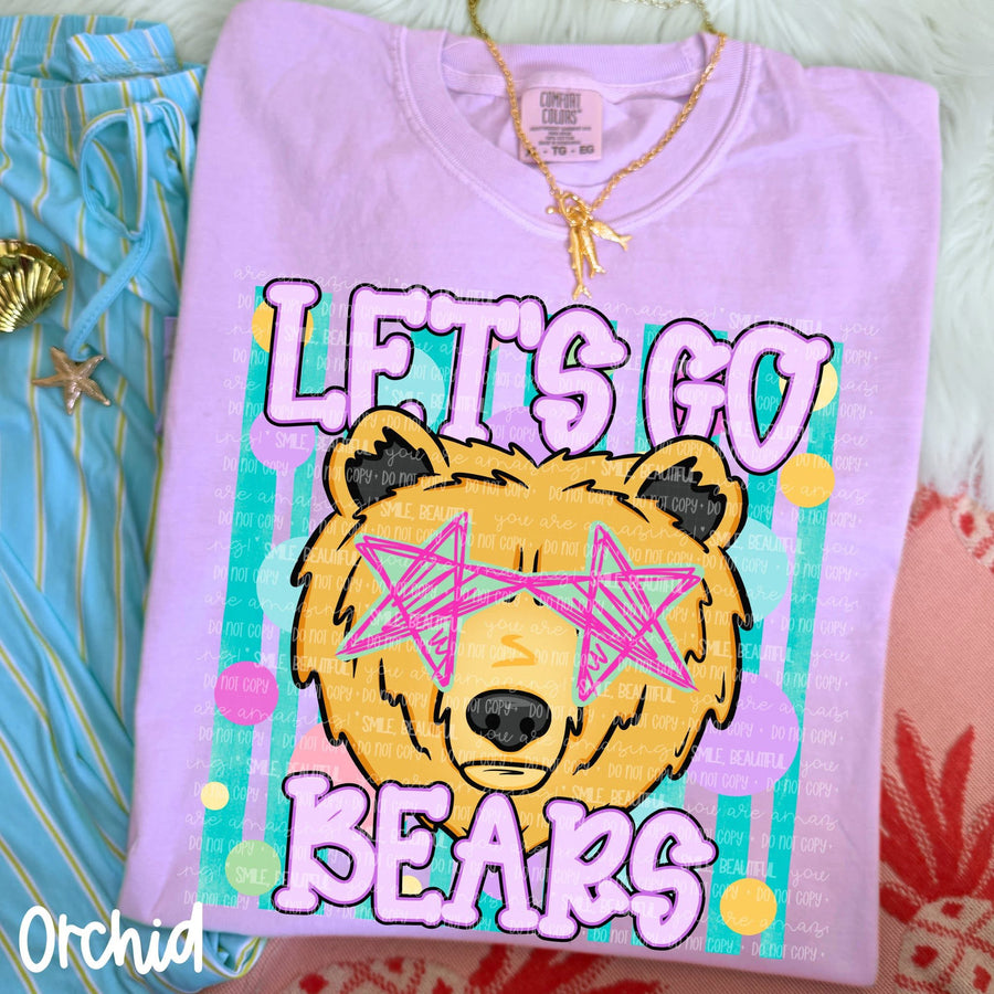 Let's Go Spirit Tee | School Spirit Shirt | Game Day Apparel | Football Season Graphic Tee | Pep Rally Shirt