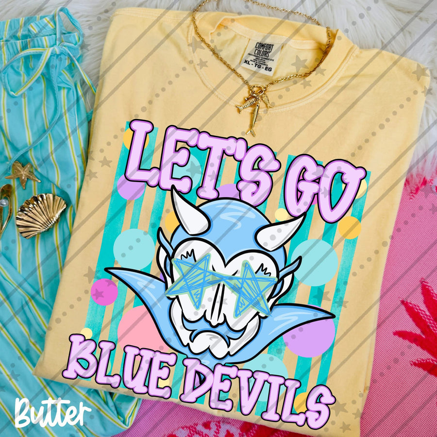 Let's Go Spirit Tee | School Spirit Shirt | Game Day Apparel | Football Season Graphic Tee | Pep Rally Shirt