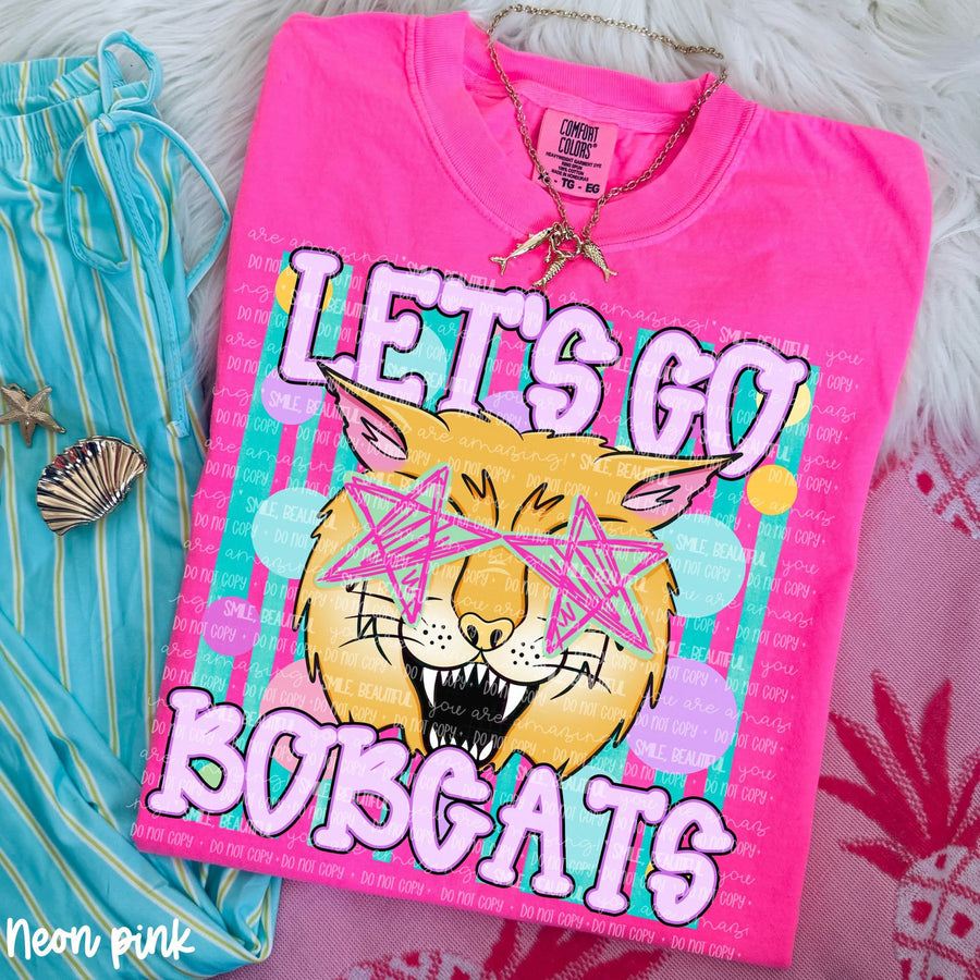 Let's Go Spirit Tee | School Spirit Shirt | Game Day Apparel | Football Season Graphic Tee | Pep Rally Shirt