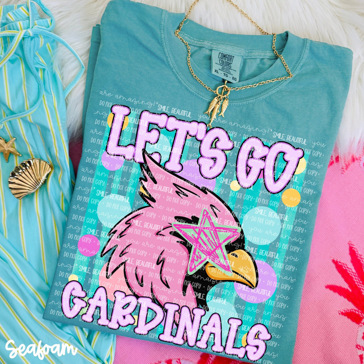 Let's Go Spirit Tee | School Spirit Shirt | Game Day Apparel | Football Season Graphic Tee | Pep Rally Shirt