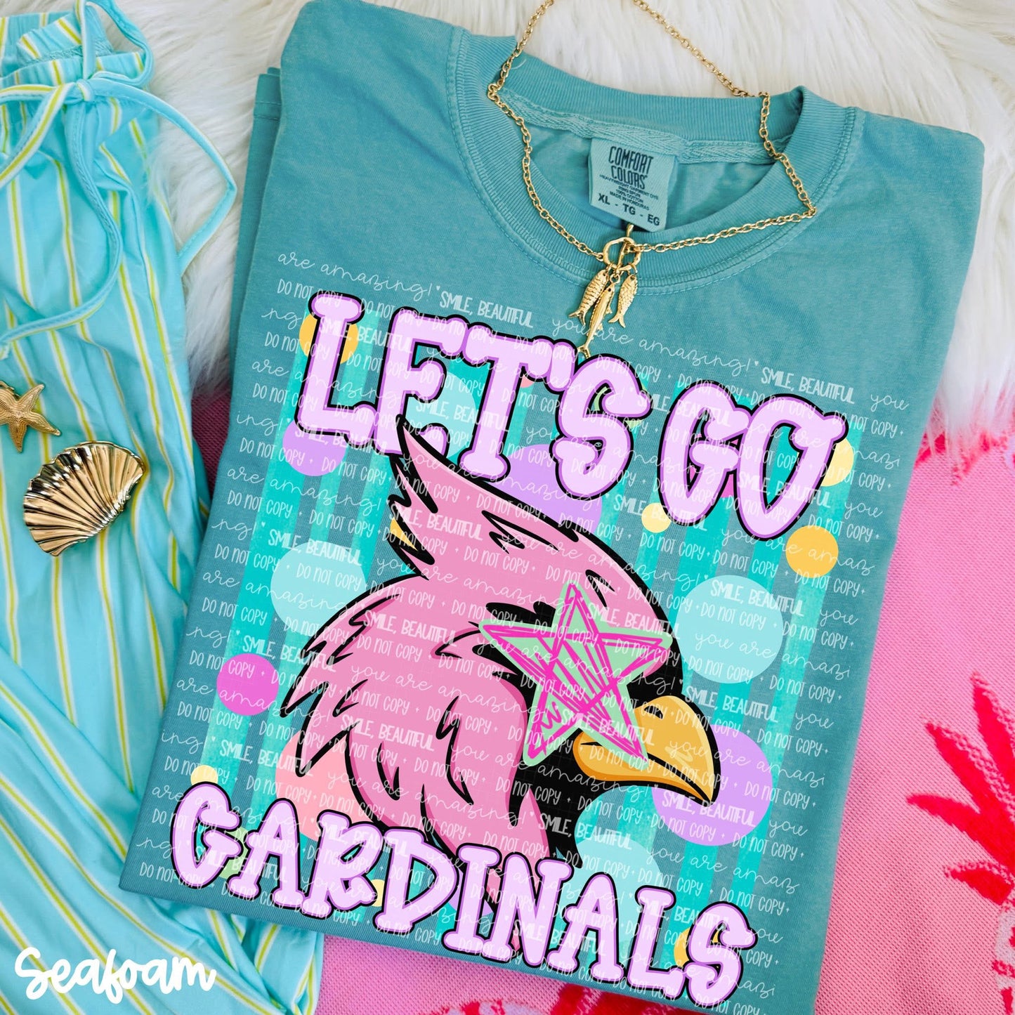 Let's Go Spirit Tee | School Spirit Shirt | Game Day Apparel | Football Season Graphic Tee | Pep Rally Shirt