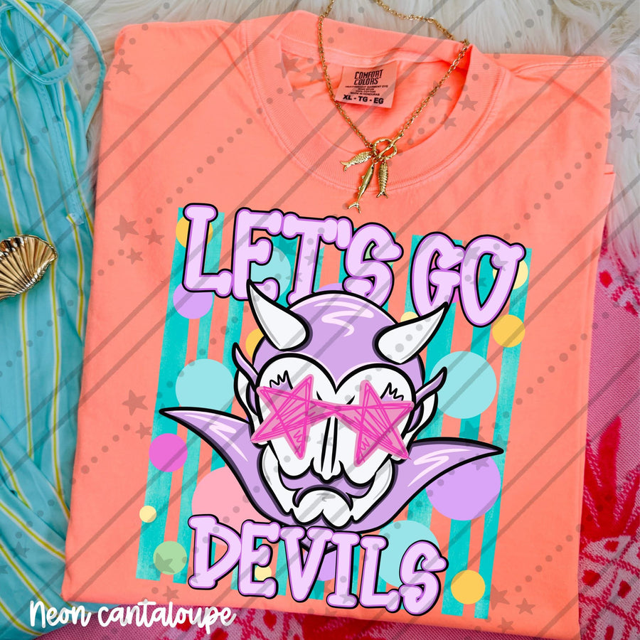 Let's Go Spirit Tee | School Spirit Shirt | Game Day Apparel | Football Season Graphic Tee | Pep Rally Shirt