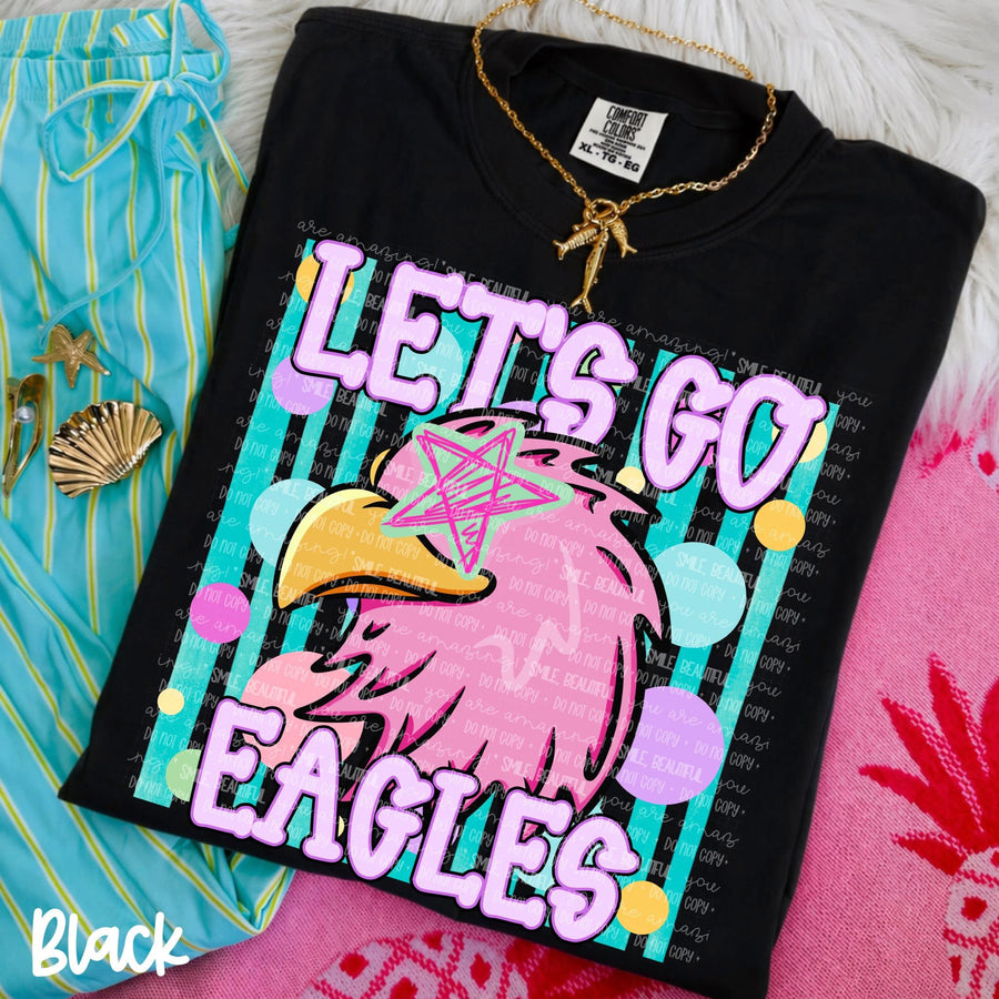 Let's Go Spirit Tee | School Spirit Shirt | Game Day Apparel | Football Season Graphic Tee | Pep Rally Shirt