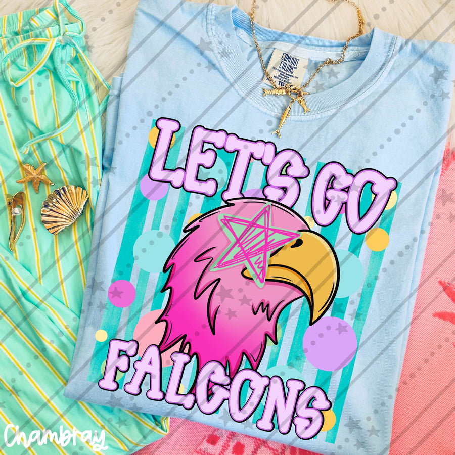 Let's Go Spirit Tee | School Spirit Shirt | Game Day Apparel | Football Season Graphic Tee | Pep Rally Shirt