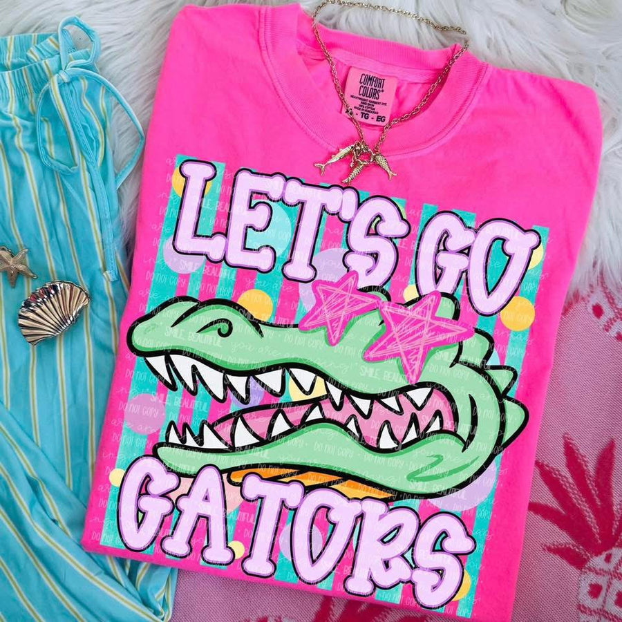Let's Go Spirit Tee | School Spirit Shirt | Game Day Apparel | Football Season Graphic Tee | Pep Rally Shirt