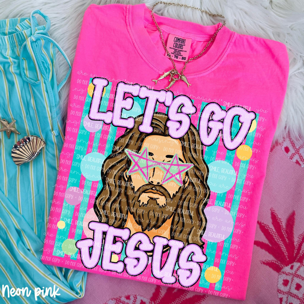 Let's Go Jesus | Christian Faith Shirt | Jesus Graphic Tee | Inspirational Religious Apparel