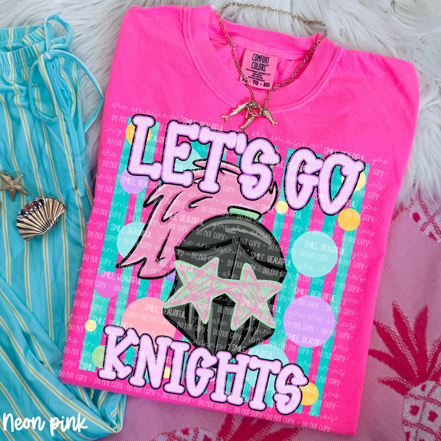 Let's Go Spirit Tee | School Spirit Shirt | Game Day Apparel | Football Season Graphic Tee | Pep Rally Shirt