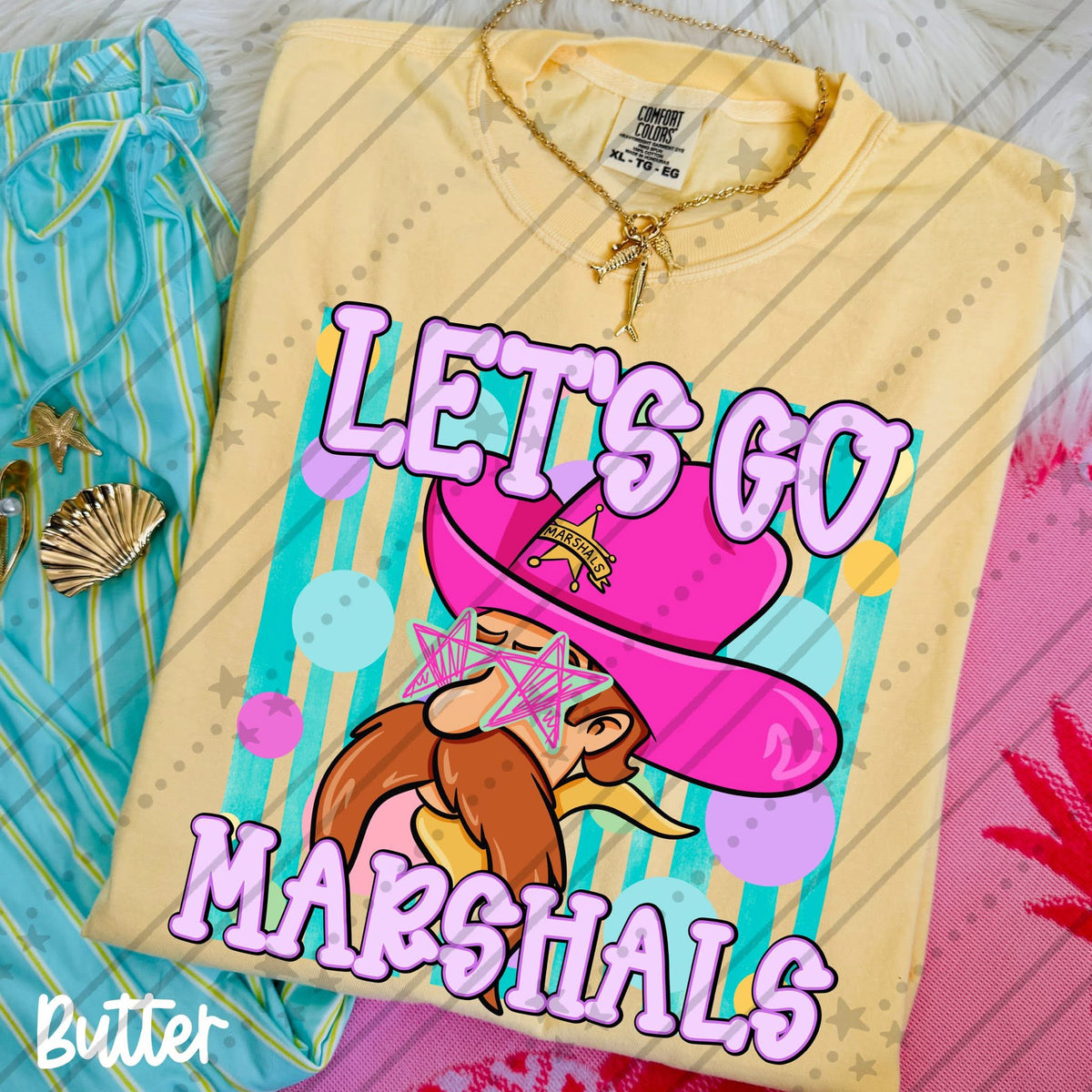 Let's Go Spirit Tee | School Spirit Shirt | Game Day Apparel | Football Season Graphic Tee | Pep Rally Shirt