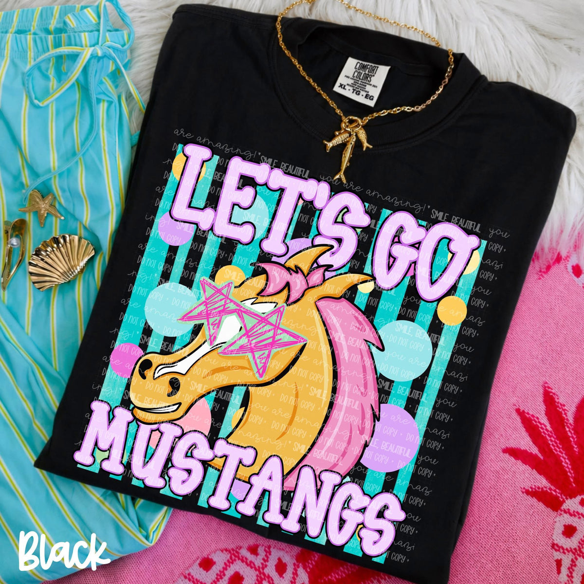 Let's Go Spirit Tee | School Spirit Shirt | Game Day Apparel | Football Season Graphic Tee | Pep Rally Shirt