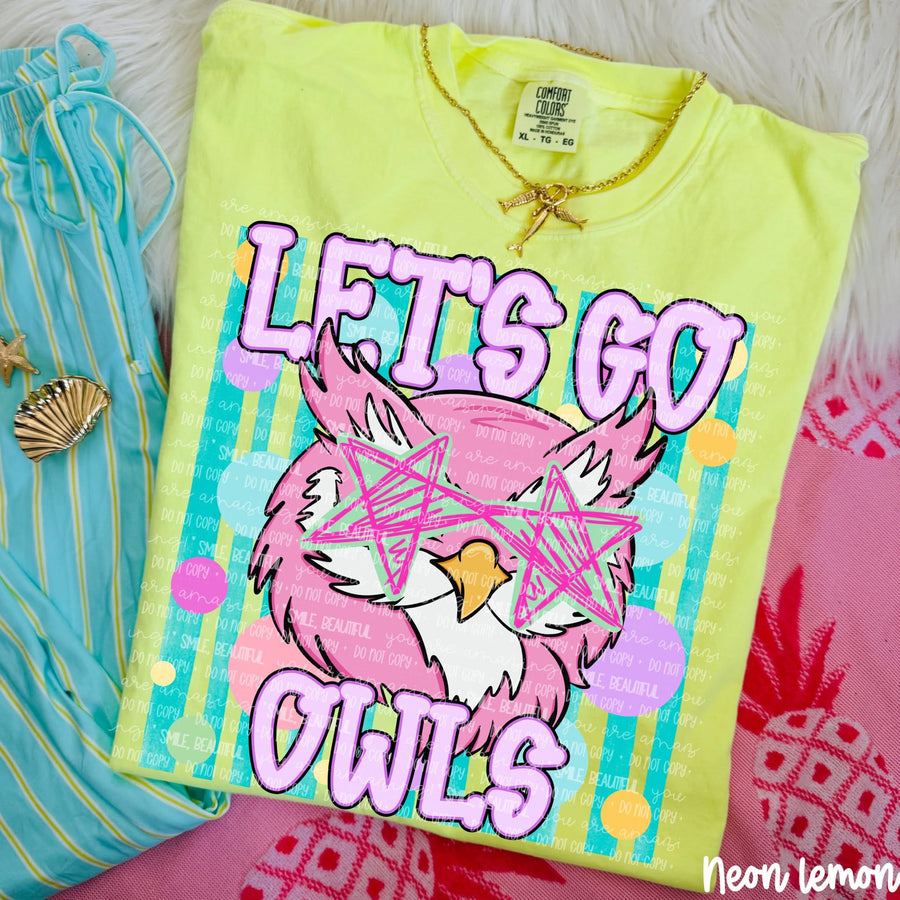 Let's Go Spirit Tee | School Spirit Shirt | Game Day Apparel | Football Season Graphic Tee | Pep Rally Shirt