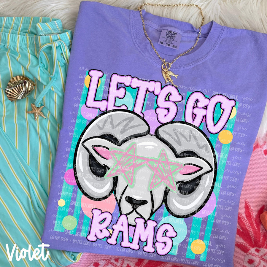 Let's Go Spirit Tee | School Spirit Shirt | Game Day Apparel | Football Season Graphic Tee | Pep Rally Shirt