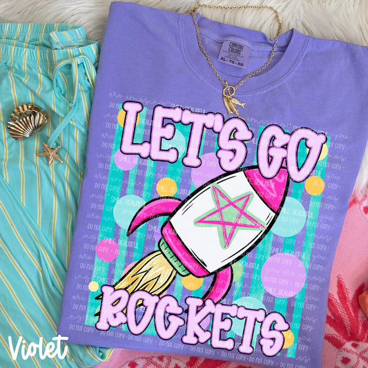 Let's Go Spirit Tee | School Spirit Shirt | Game Day Apparel | Football Season Graphic Tee | Pep Rally Shirt