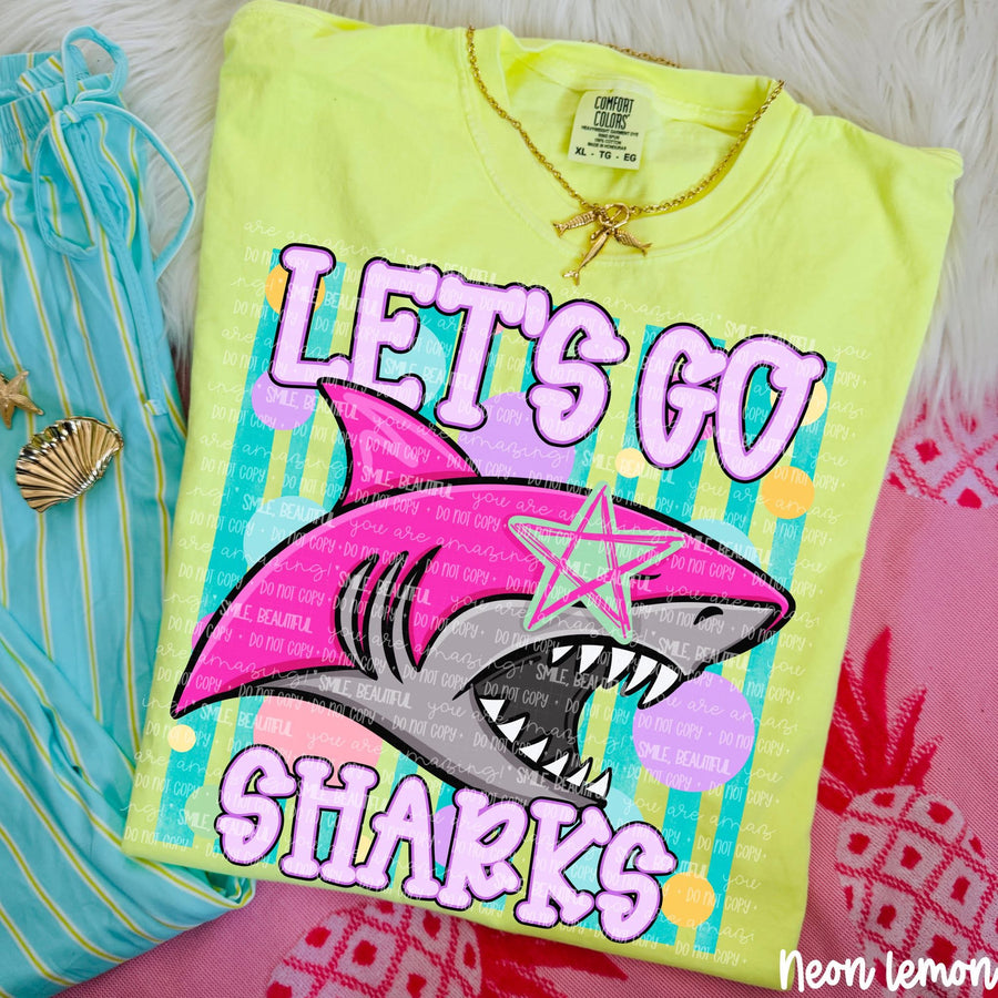 Let's Go Spirit Tee | School Spirit Shirt | Game Day Apparel | Football Season Graphic Tee | Pep Rally Shirt