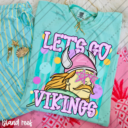 Let's Go Spirit Tee | School Spirit Shirt | Game Day Apparel | Football Season Graphic Tee | Pep Rally Shirt