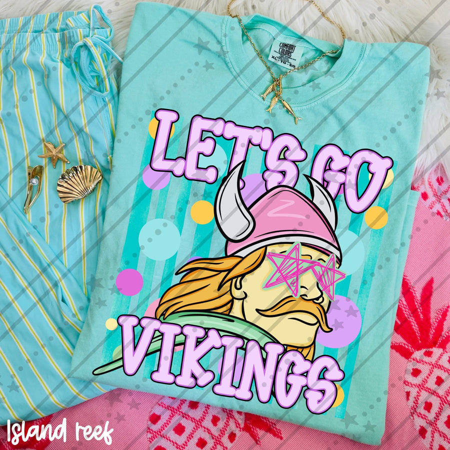 Let's Go Spirit Tee | School Spirit Shirt | Game Day Apparel | Football Season Graphic Tee | Pep Rally Shirt