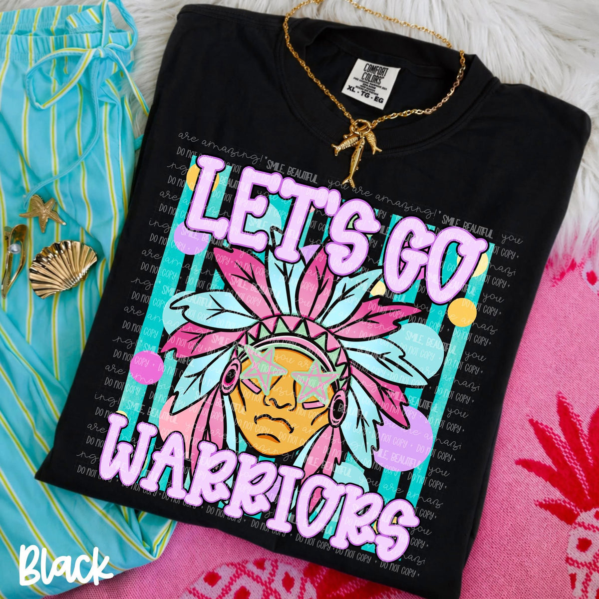 Let's Go Spirit Tee | School Spirit Shirt | Game Day Apparel | Football Season Graphic Tee | Pep Rally Shirt