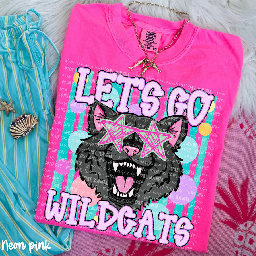 Let's Go Spirit Tee | School Spirit Shirt | Game Day Apparel | Football Season Graphic Tee | Pep Rally Shirt