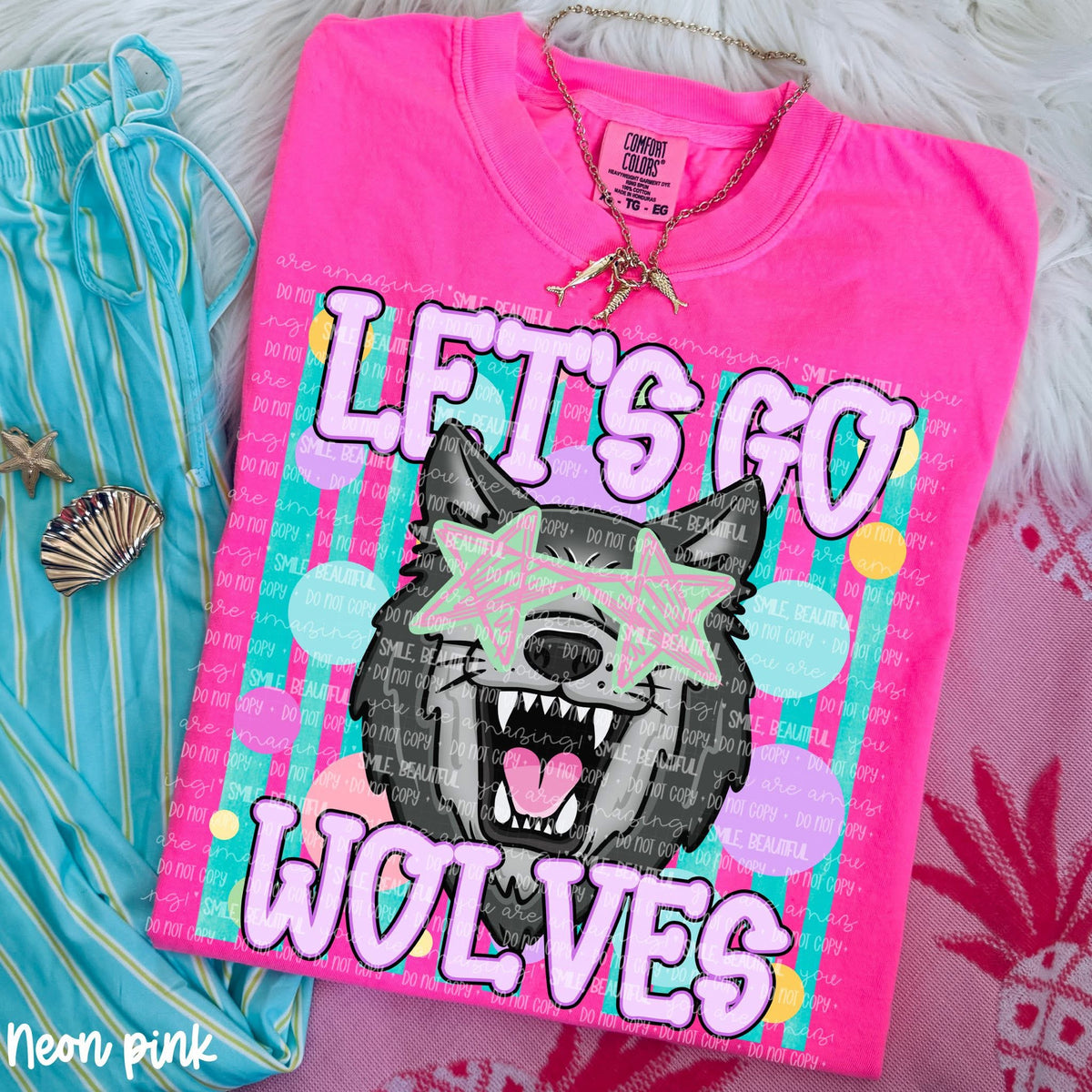 Let's Go Spirit Tee | School Spirit Shirt | Game Day Apparel | Football Season Graphic Tee | Pep Rally Shirt