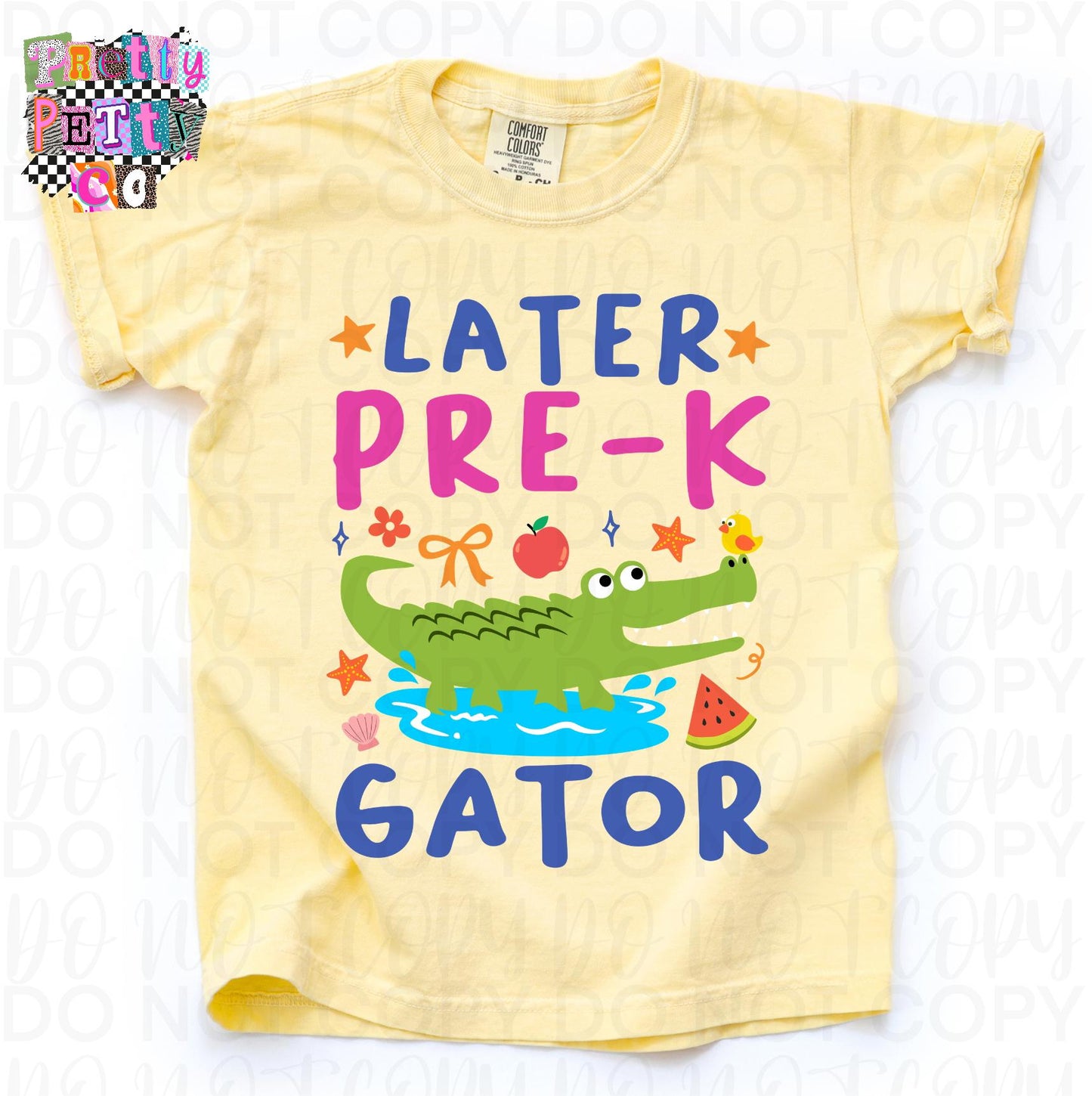 Later Gator Cute Alligator Graphic Tee, Back to School Girls Shirt, Fun Classroom Outfit, Comfort Colors, Youth Sizing