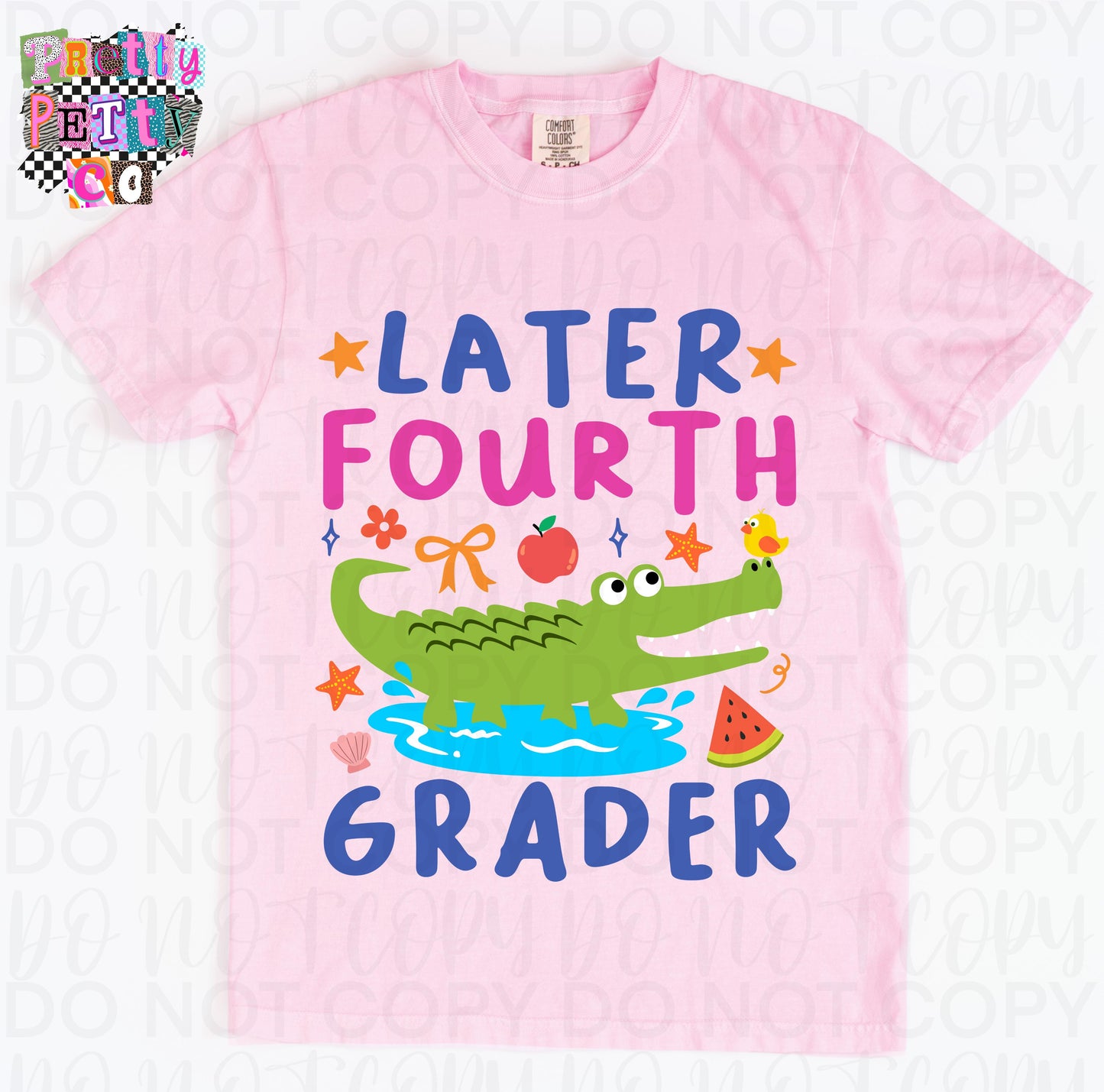 Later Gator Cute Alligator Graphic Tee, Back to School Girls Shirt, Fun Classroom Outfit, Comfort Colors, Youth Sizing