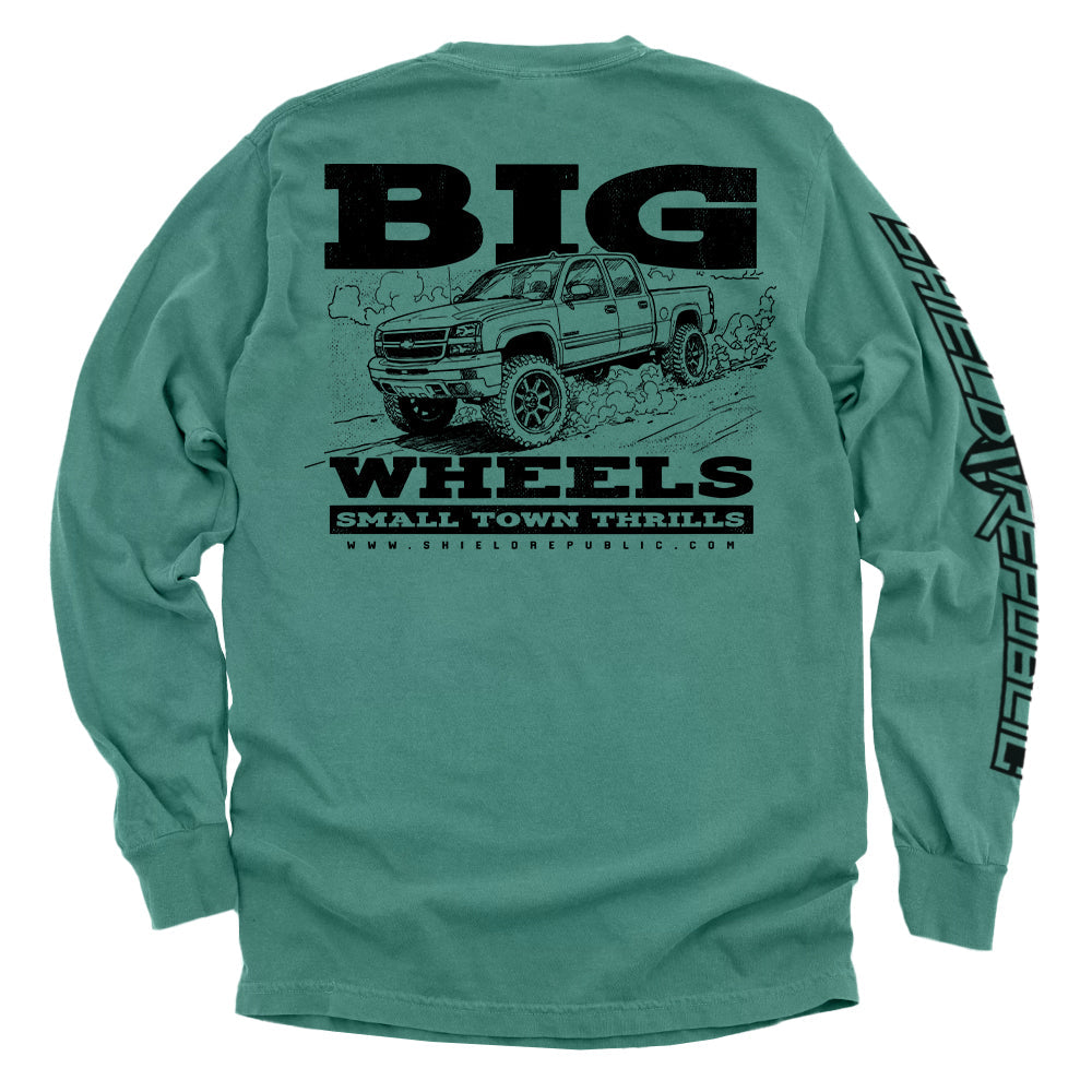 Big Wheels Small Town Thrills - Pretty Petty Co