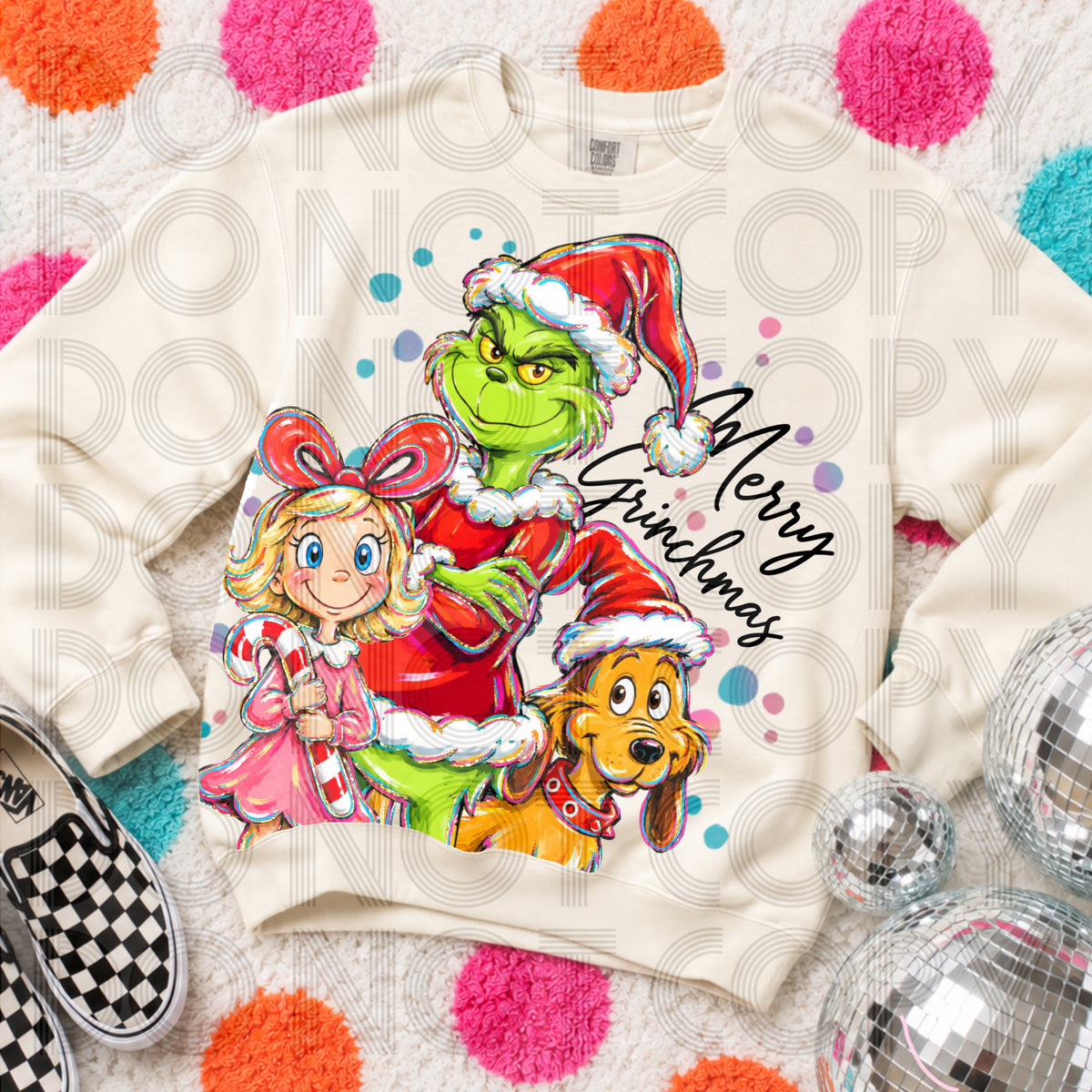Merry Green Guy Christmas Graphic Tee | Funny Holiday Character Shirt | Retro Christmas T-Shirt