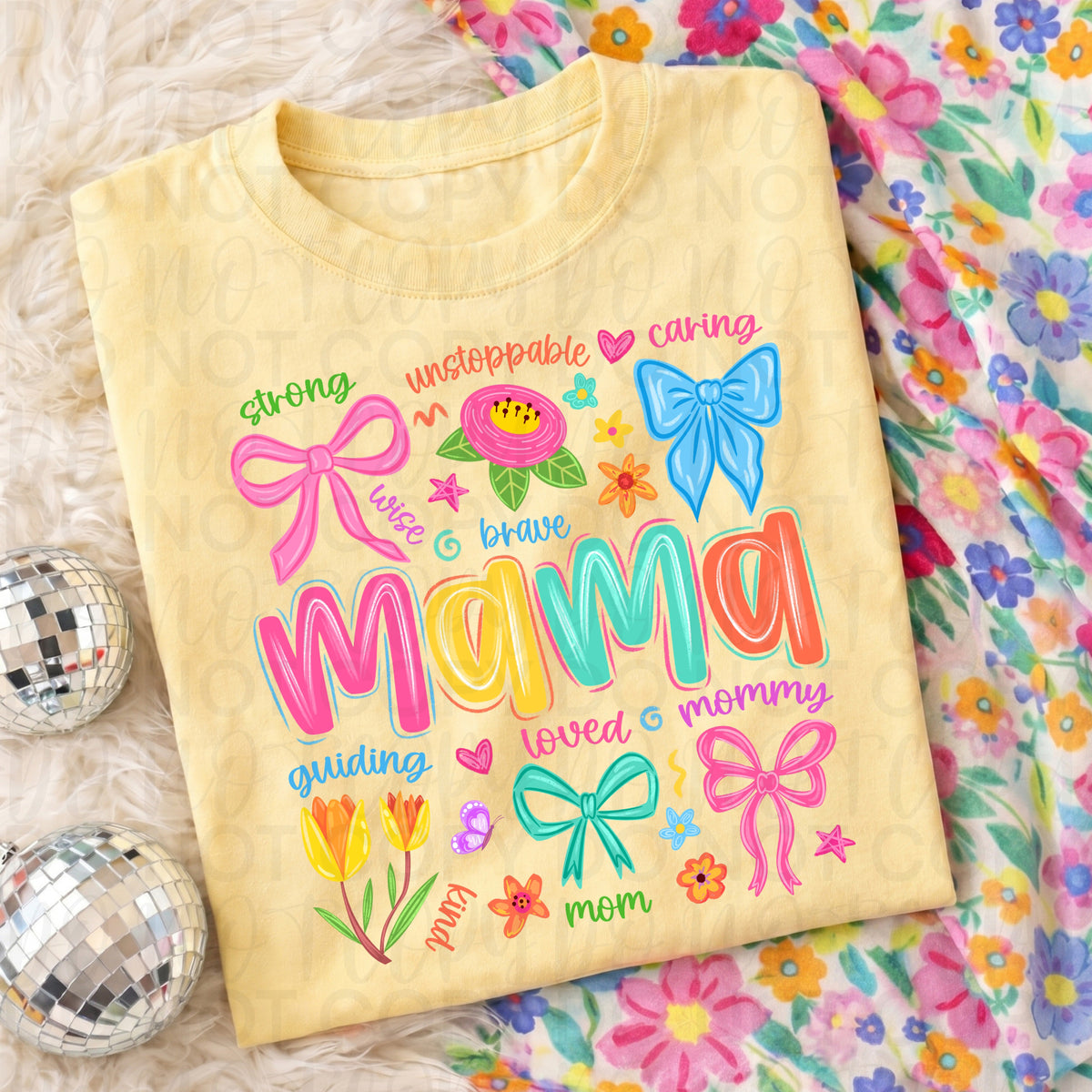 Colorful Mama Graphic Tee, Bright Rainbow Mom Shirt, Trendy Motherhood Design, Comfort Colors, Women’s Relaxed Fit - Pretty Petty Co