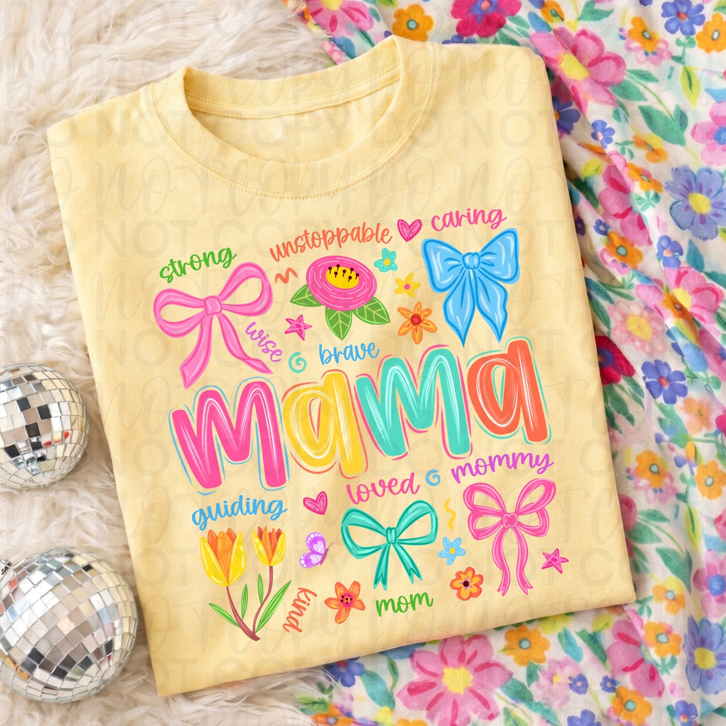 Colorful Mama Graphic Tee, Bright Rainbow Mom Shirt, Trendy Motherhood Design, Comfort Colors, Women’s Relaxed Fit