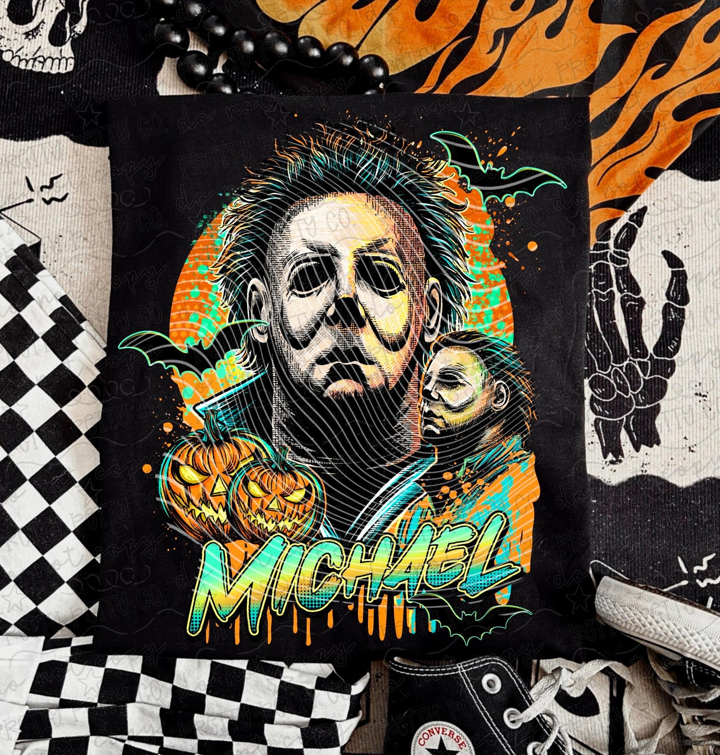 Myers Horror Graphic Tee | Slasher Halloween Shirt | Retro Spooky Season Tee