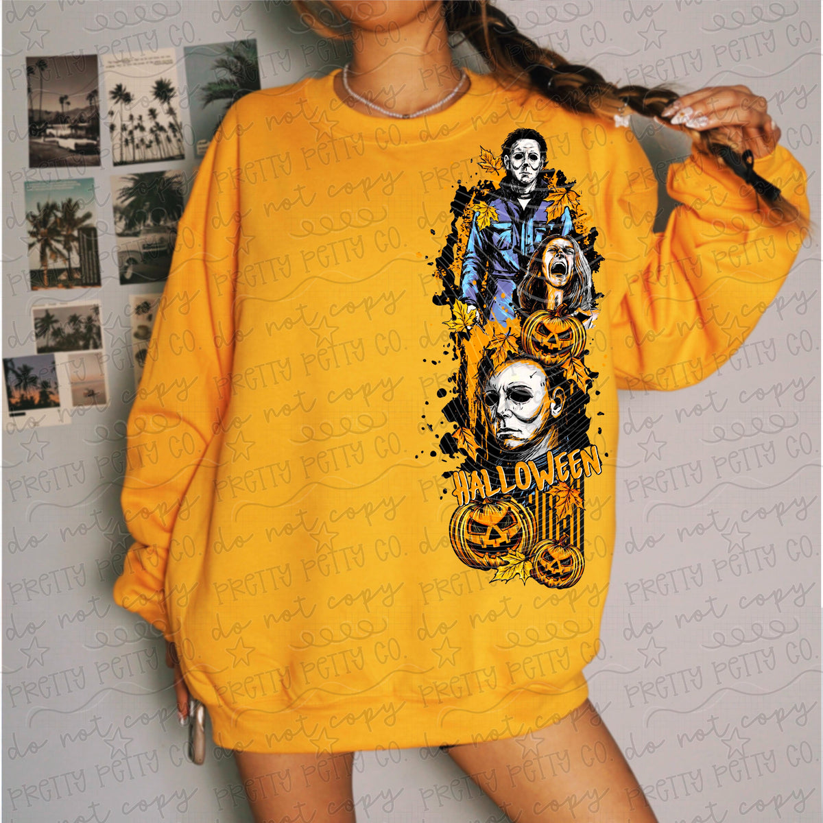 Masked Slasher Horror Graphic Tee | Spooky Halloween Shirt