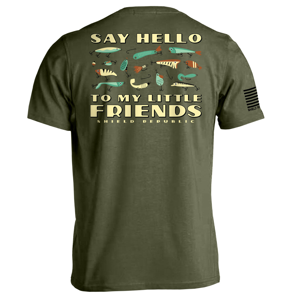 Say Hello to My Little Friends Green - Pretty Petty Co