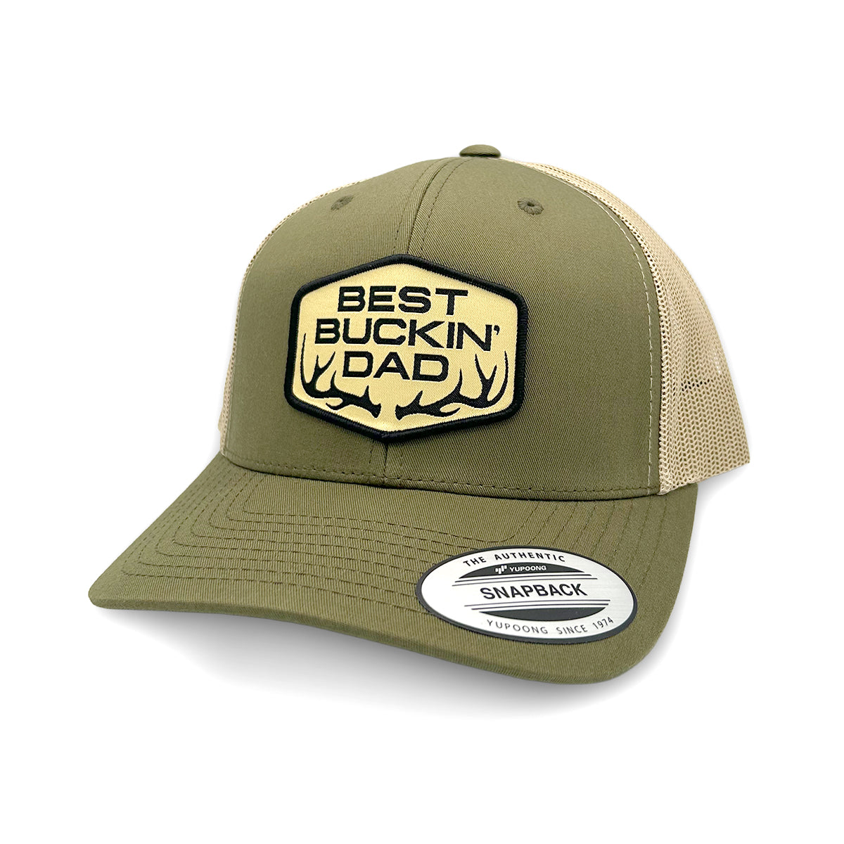 Best Buckin' Dad (Woven Patch) - Pretty Petty Co