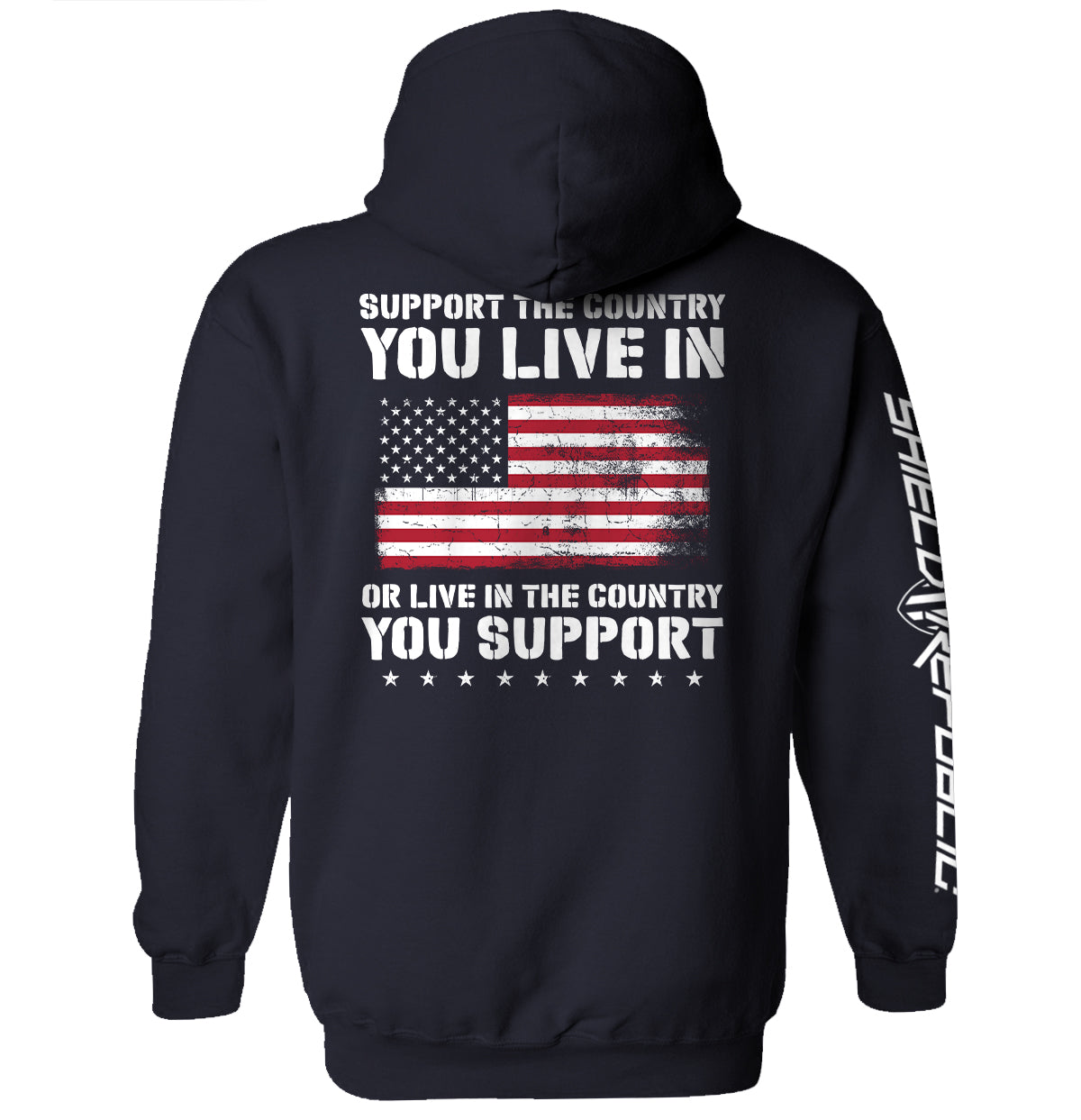Support The Country You Live In Flag - Pretty Petty Co