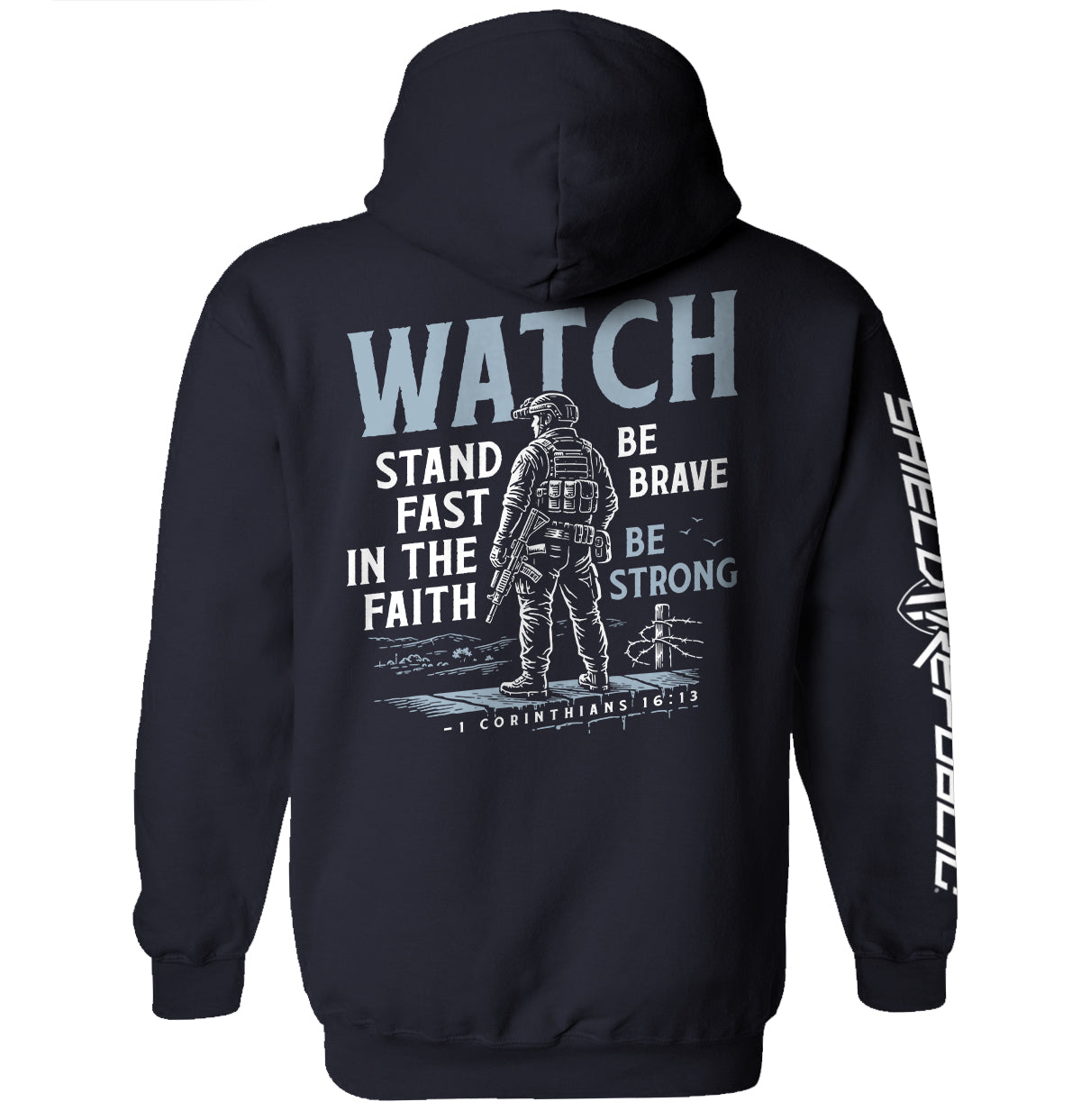 Watch Stand Fast in the Faith (Back Print) - Pretty Petty Co