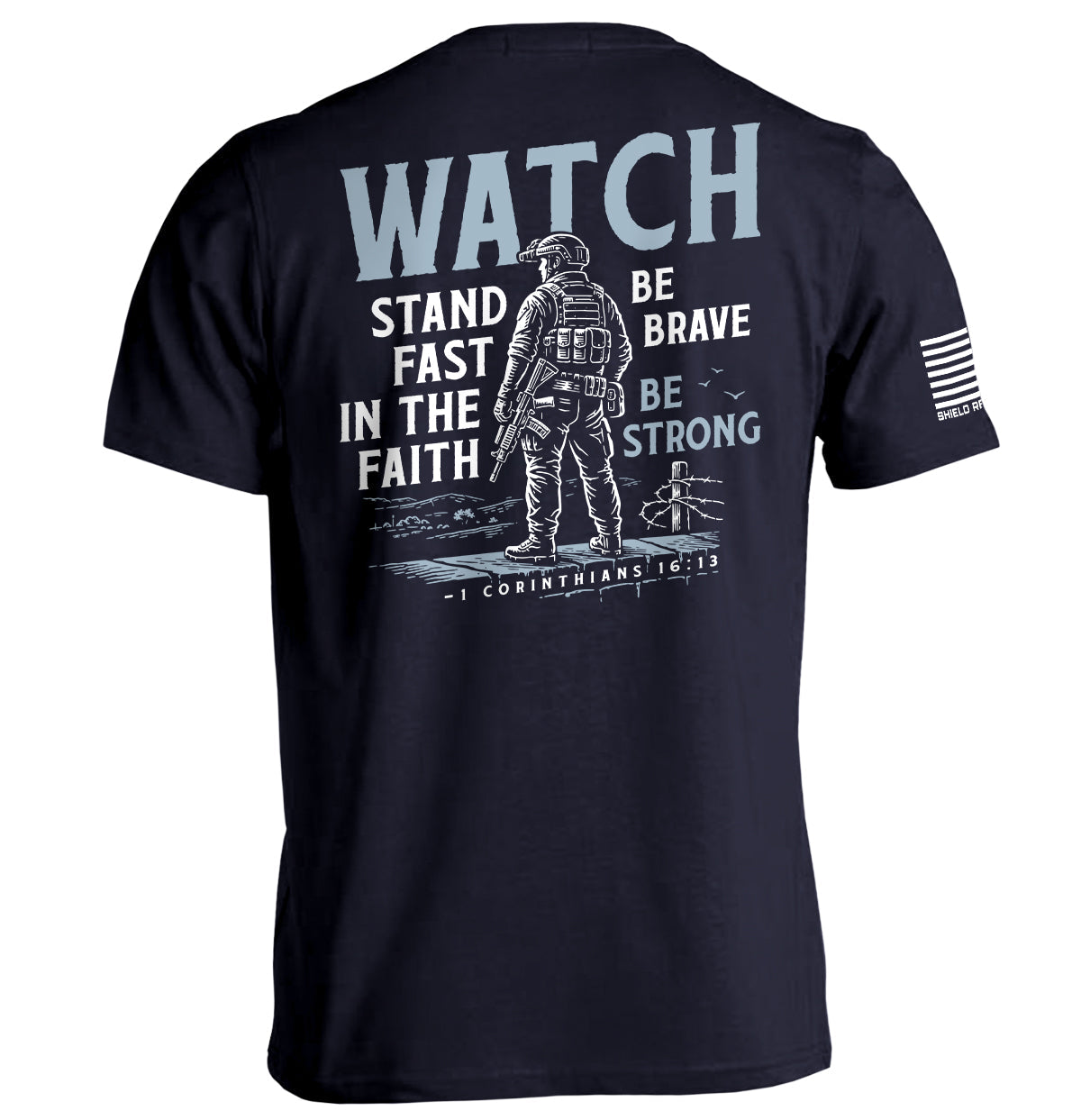 Watch Stand Fast in the Faith (Back Print) - Pretty Petty Co
