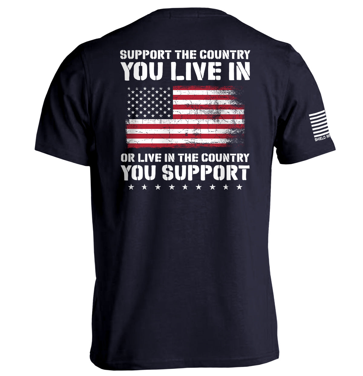 Support The Country You Live In Flag - Pretty Petty Co