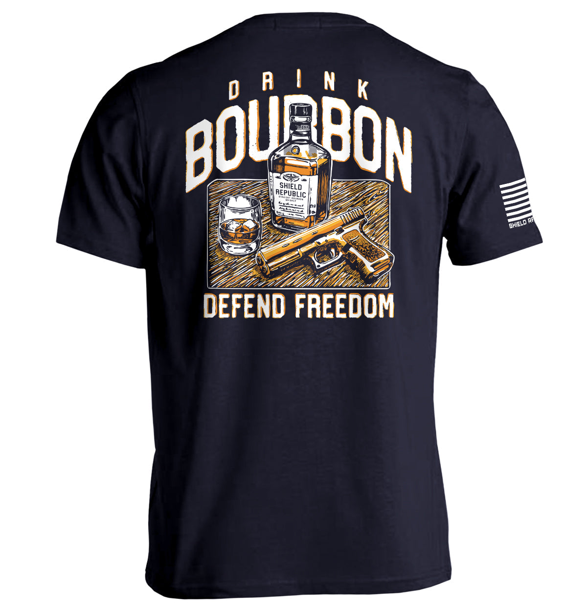 Drink Bourbon Defend Freedom - Pretty Petty Co