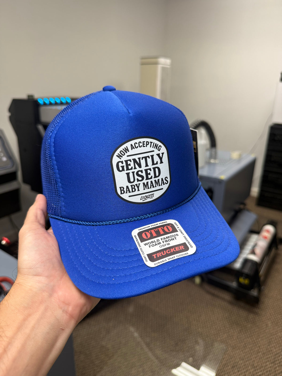 Now Accepting Gently Used Baby Mamas Trucker Hat - Pretty Petty Co