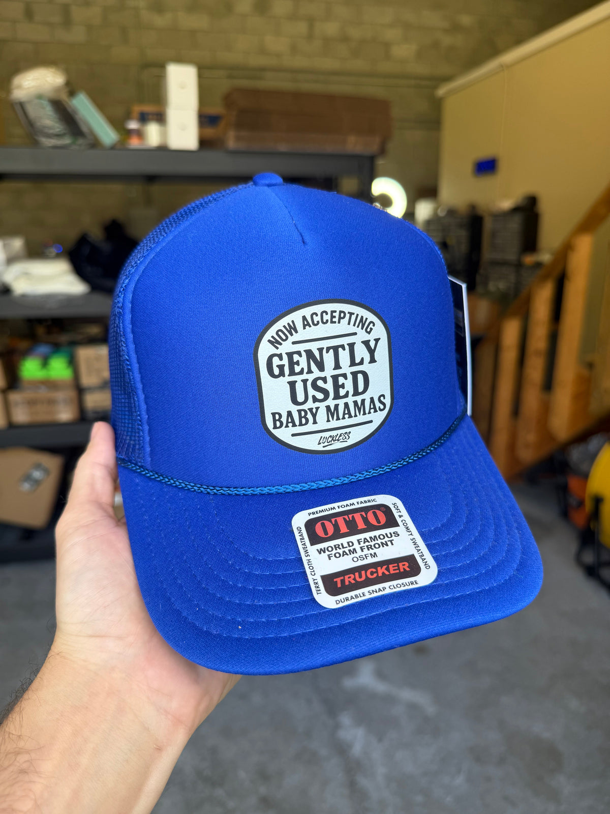 Now Accepting Gently Used Baby Mamas Trucker Hat - Pretty Petty Co