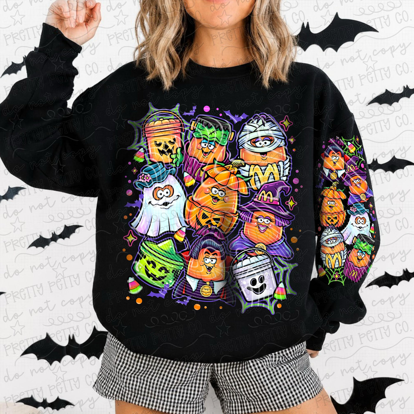 Halloween Fast Food Nuggets Graphic Tee