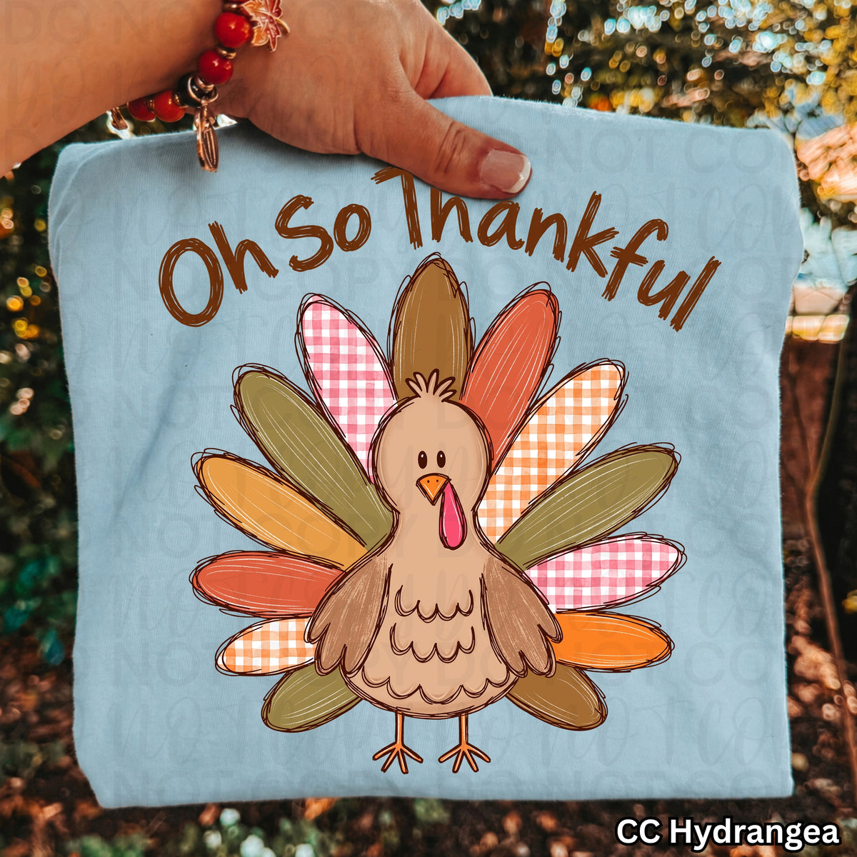 Oh So Thankful Thanksgiving Shirt | Retro Turkey Comfort Colors Tee