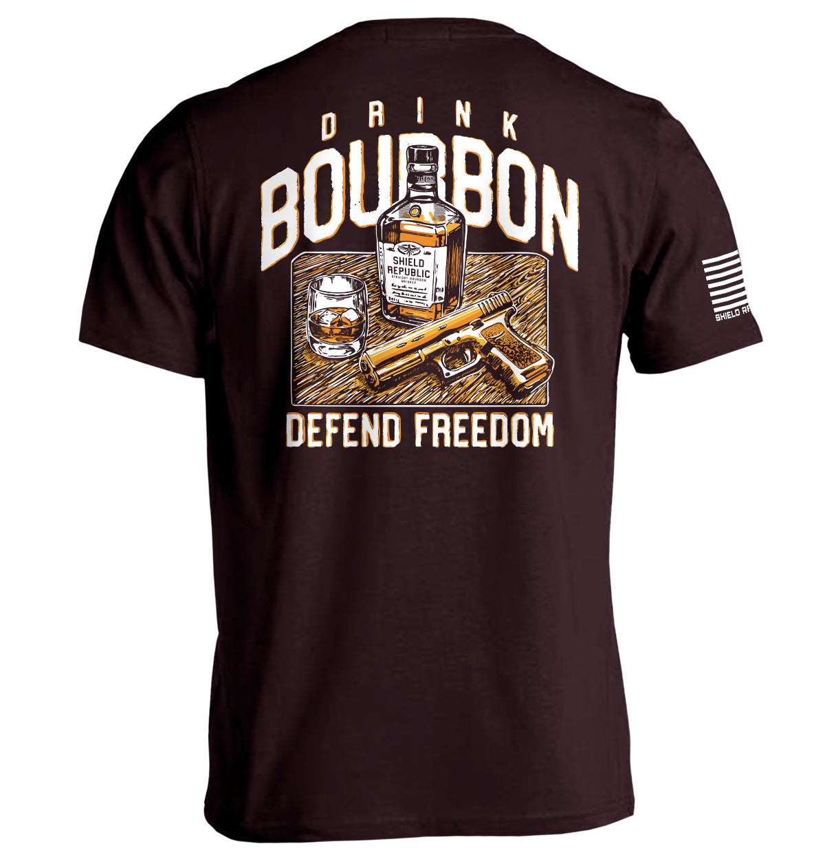 Drink Bourbon Defend Freedom - Pretty Petty Co