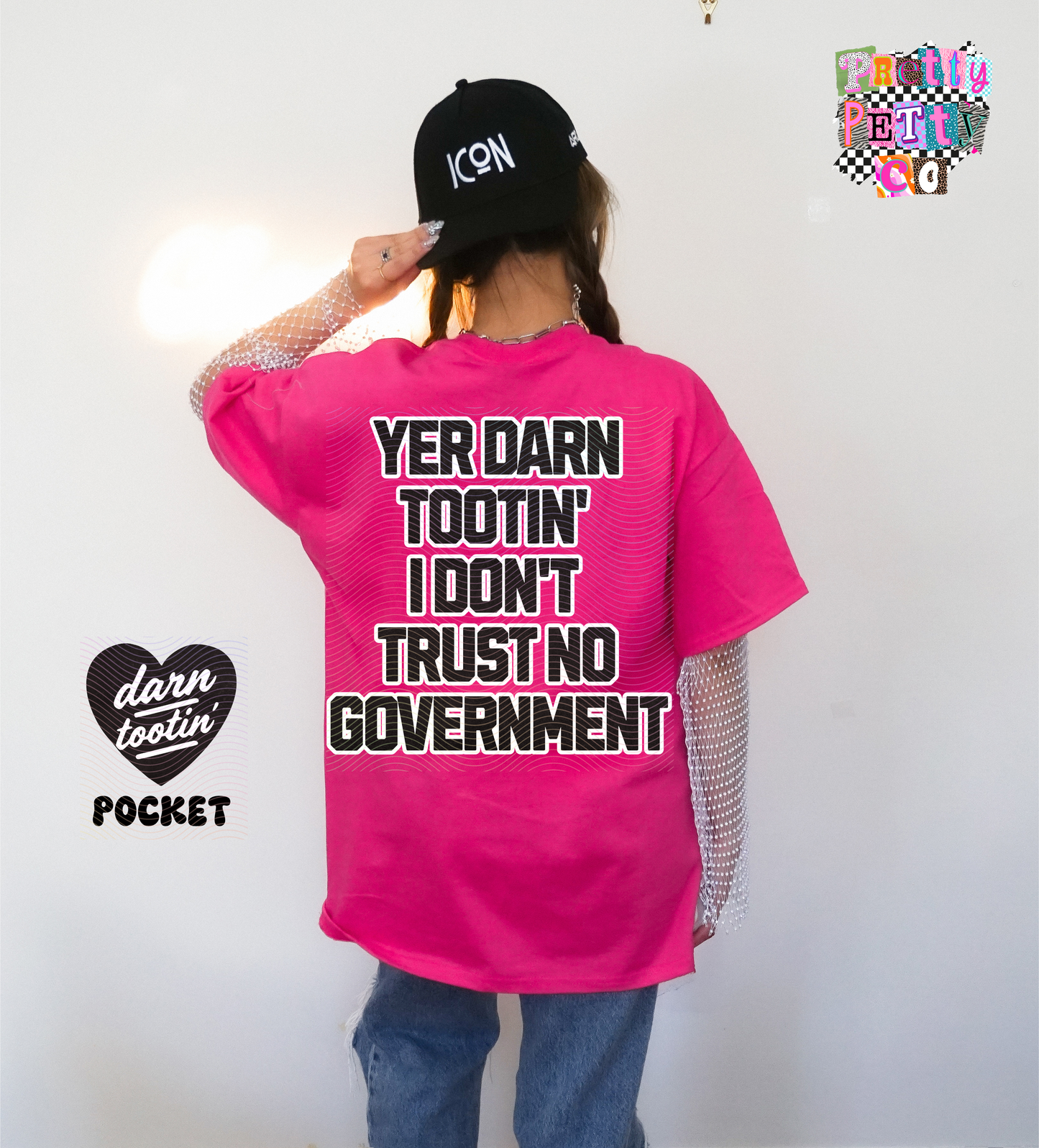 Darn Tootin I Don’t Trust the Government Shirt | Funny Sassy Graphic Tee