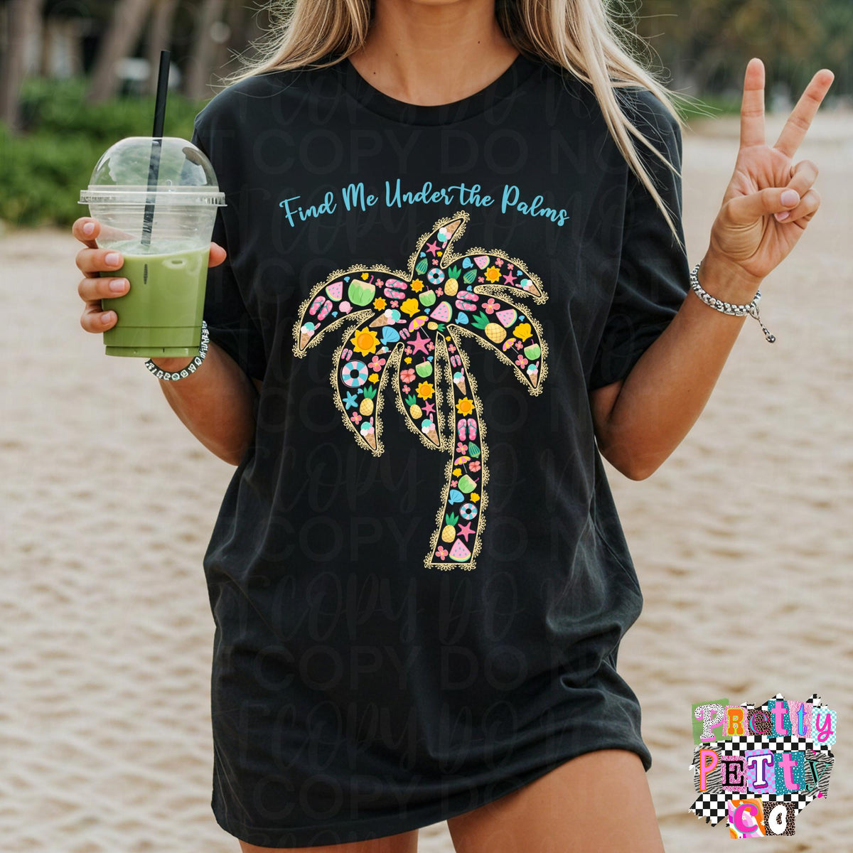 Saltwater Therapy T-Shirt – Relaxing Beach Vibes Graphic Tee, Summer Coastal Shirt, Cute Boutique Style Top for Women & Teens (Copy) - Pretty Petty Co